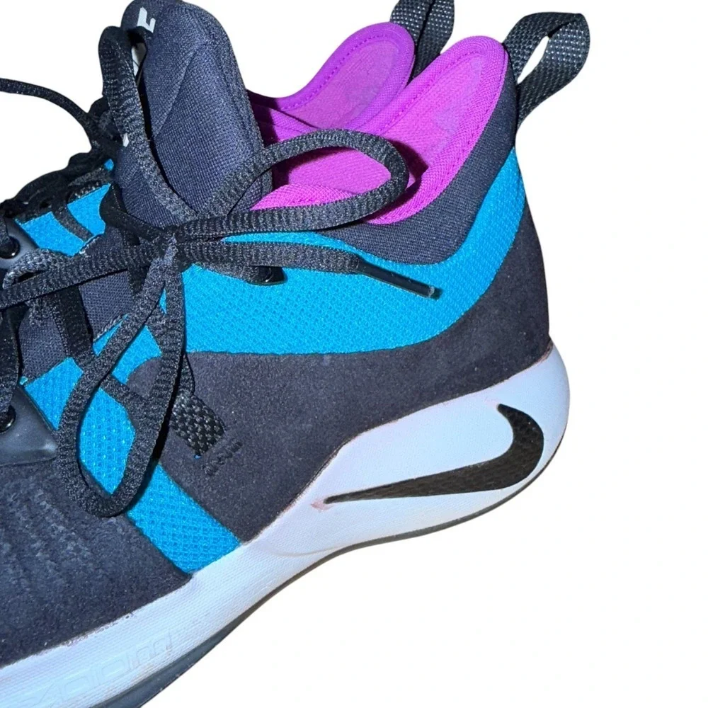 Nike PG 2 Basketball Shoes Mens 10 Pre-Owned Blue Lagoon Paul George‎ AJ2039-402